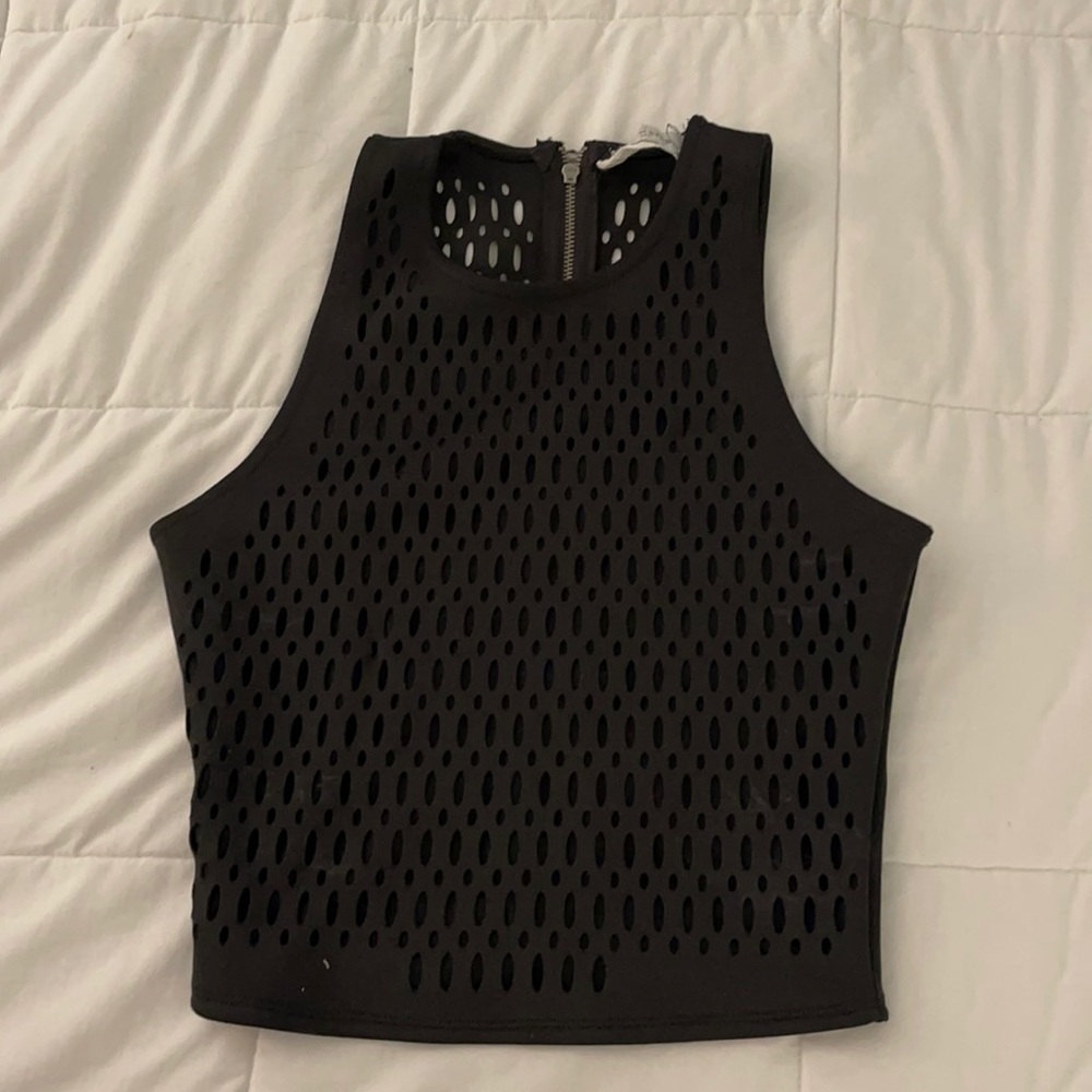 Black tank top